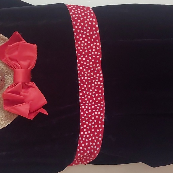 Love On A Hanger Reindeer Velour Cute Velour Christmas Jumpsuit Sz M - Picture 9 of 17